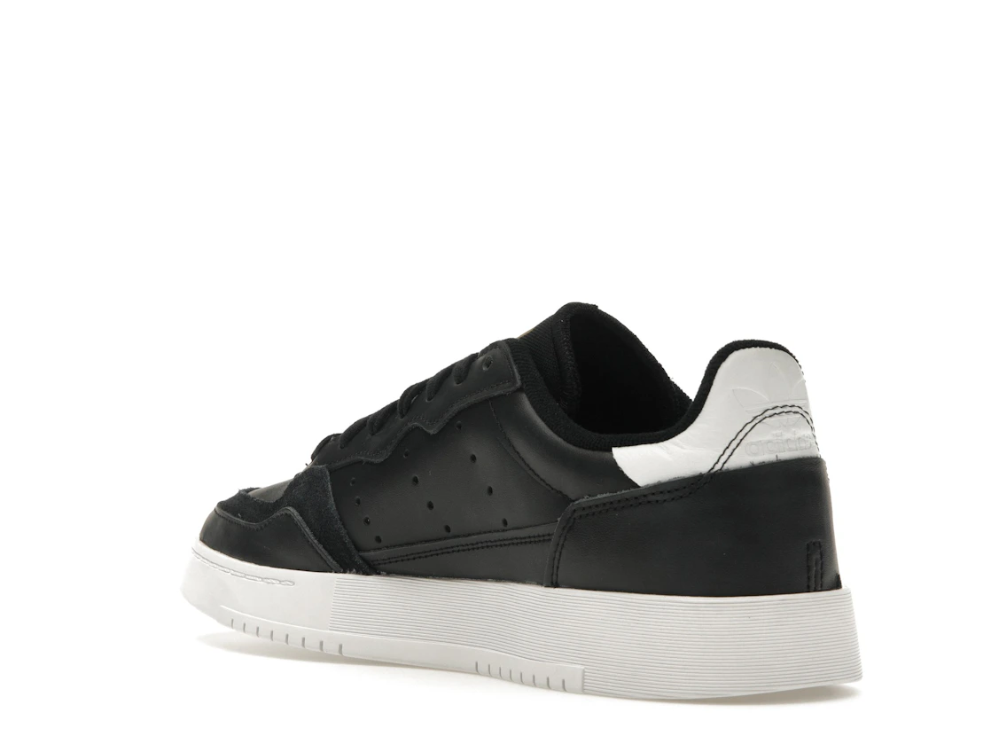 Vue 24 de adidas Supercourt Core Black White