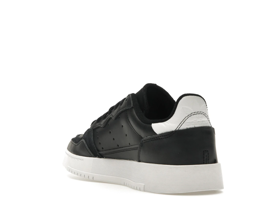Vue 25 de adidas Supercourt Core Black White