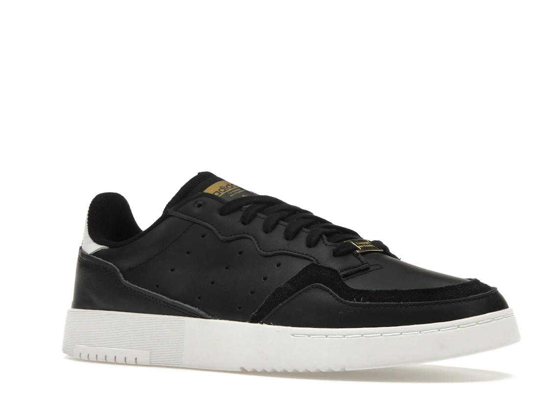 Vue 4 de adidas Supercourt Core Black White
