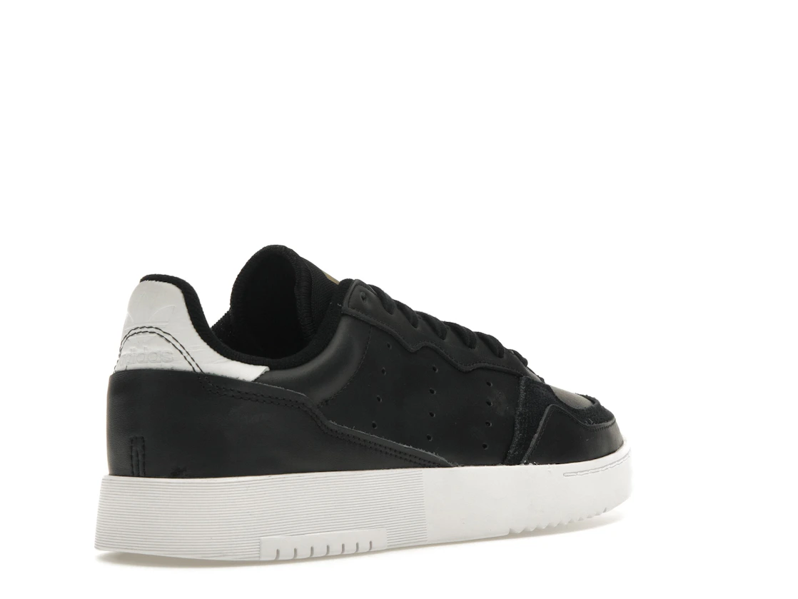 Vue 32 de adidas Supercourt Core Black White