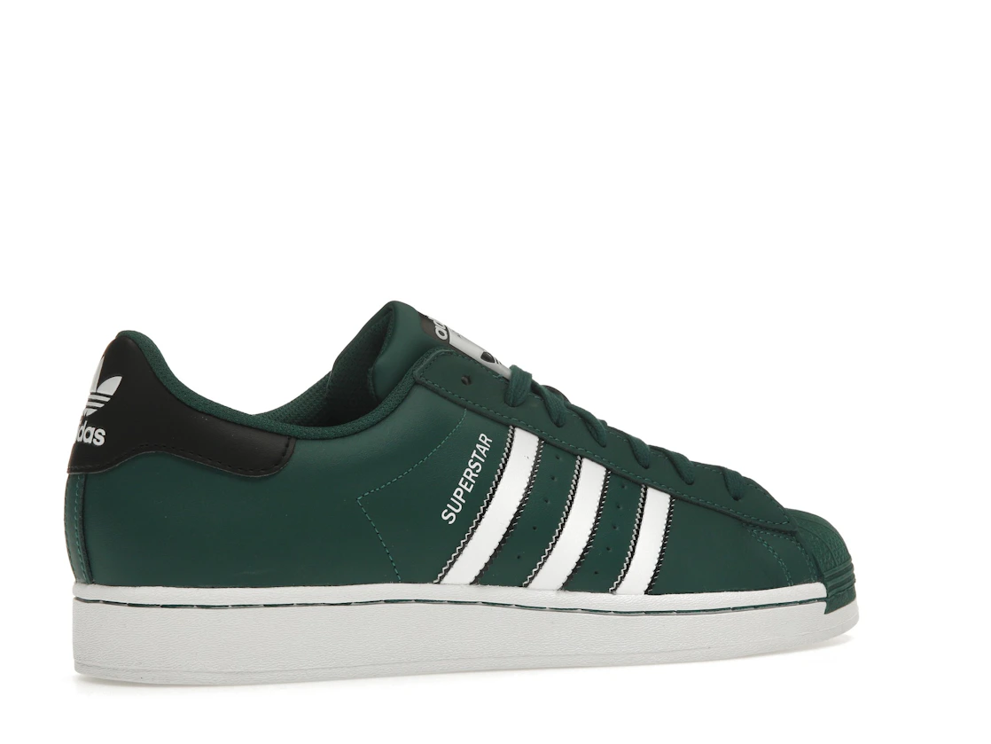 Vue 34 de adidas Superstar Collegiate Green Cloud White Core Black