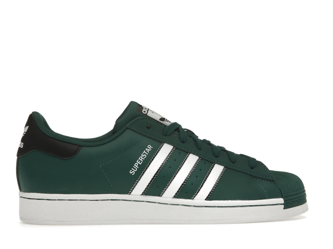 Vue 36 de adidas Superstar Collegiate Green Cloud White Core Black