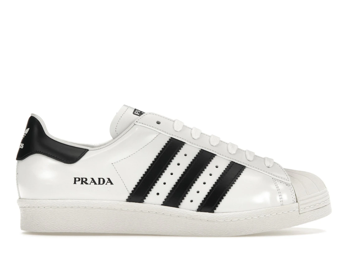Vue 1 de adidas Superstar Prada White Black