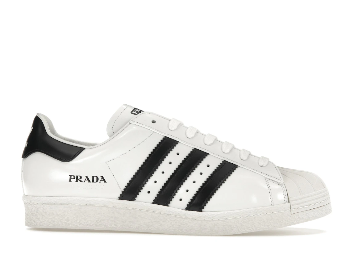 Vue 2 de adidas Superstar Prada White Black