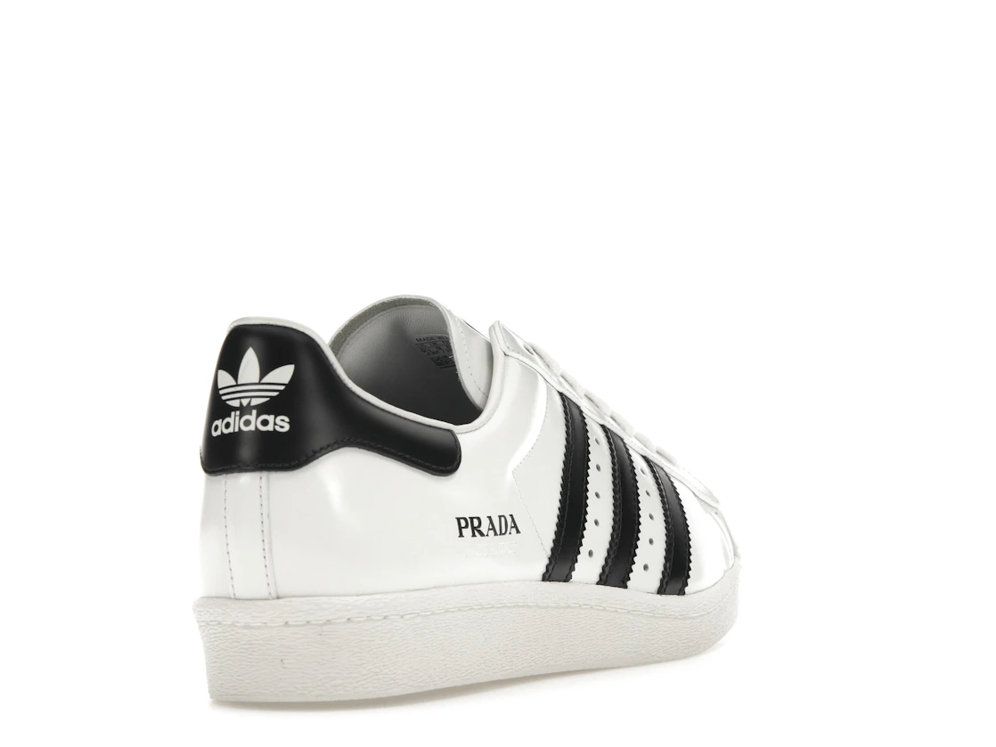 Vue 31 de adidas Superstar Prada White Black