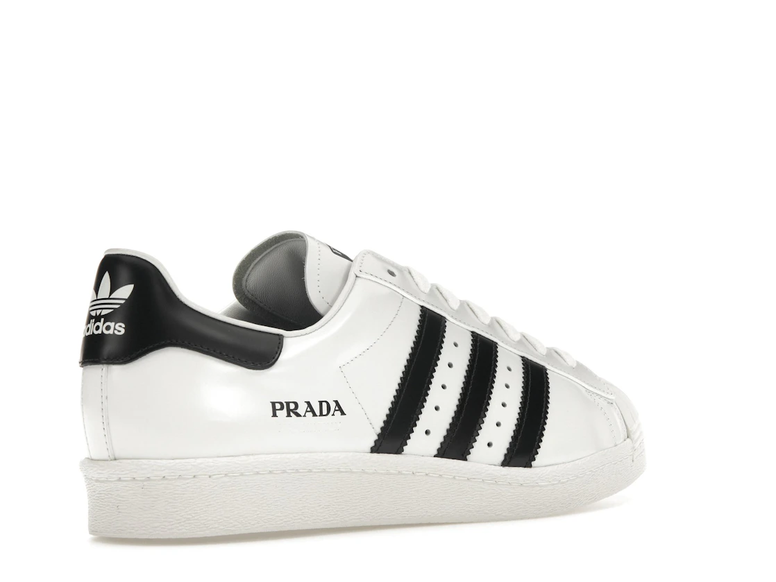 Vue 33 de adidas Superstar Prada White Black
