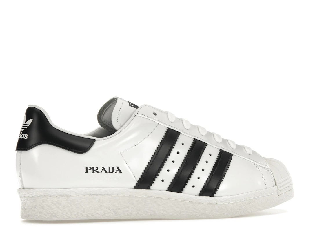 Vue 35 de adidas Superstar Prada White Black