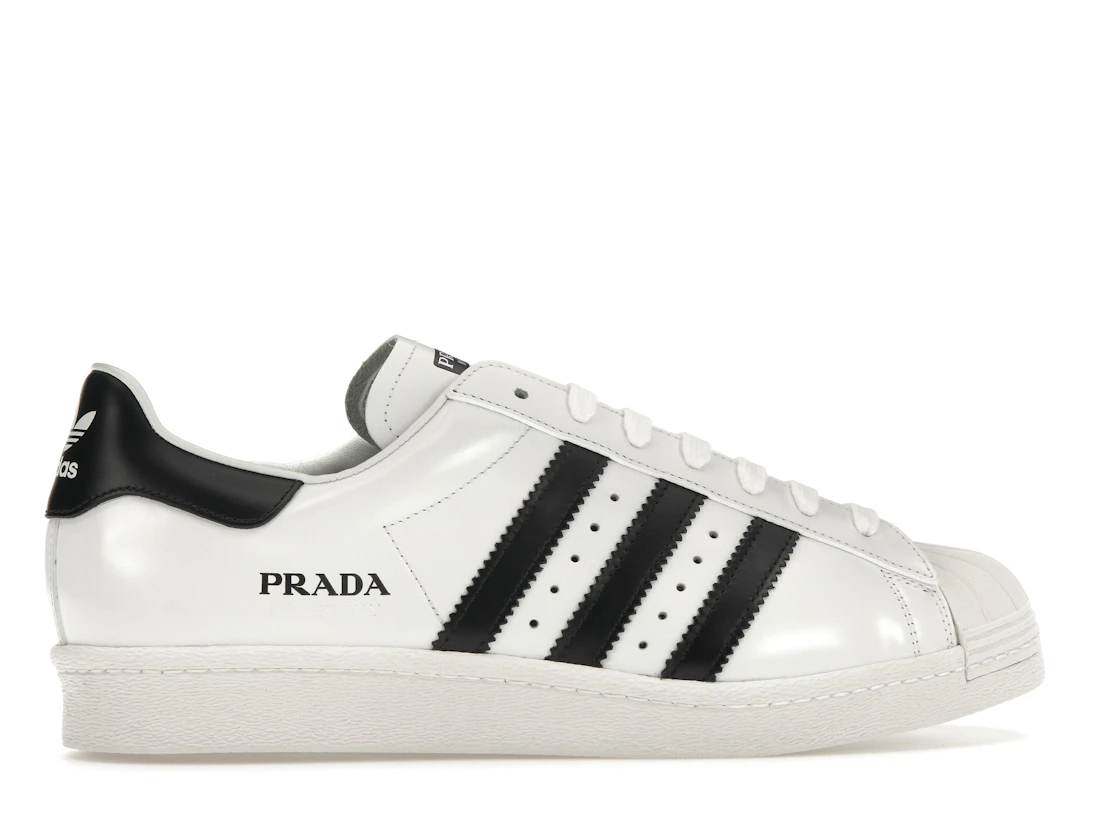 Vue 36 de adidas Superstar Prada White Black