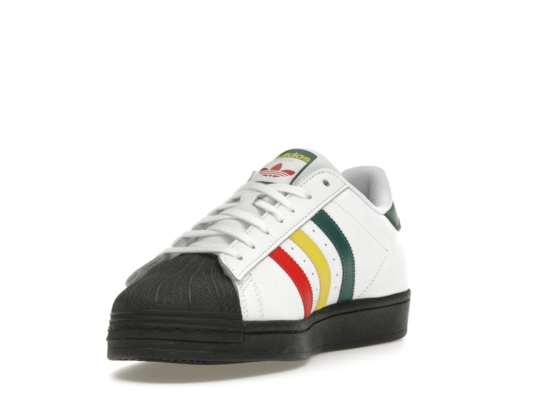 Vue 13 de adidas Superstar Rasta White