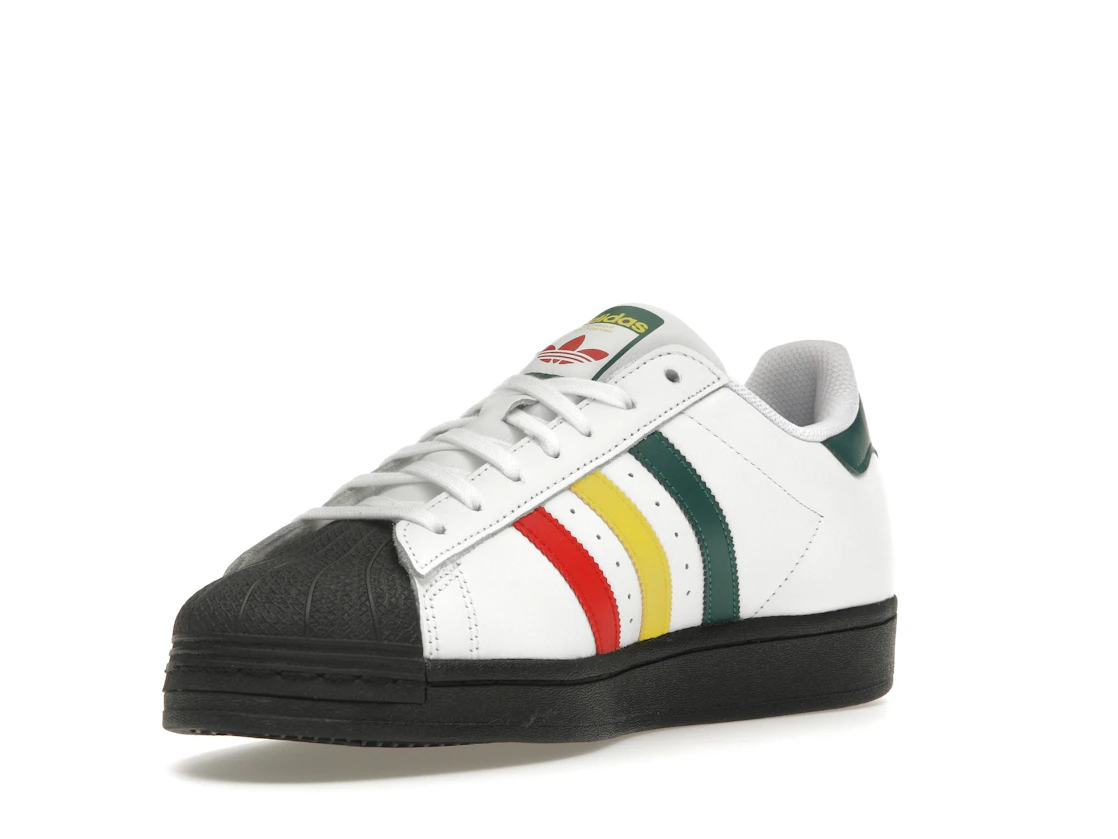 Vue 14 de adidas Superstar Rasta White