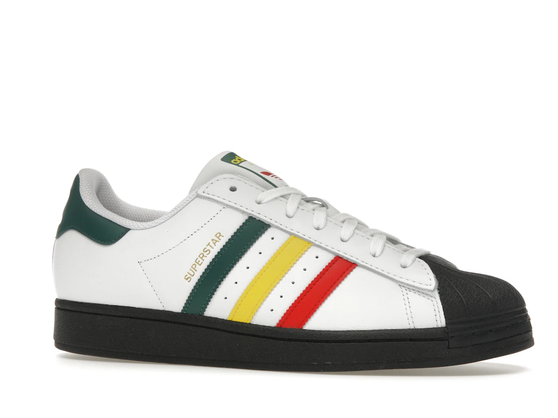 Vue 3 de adidas Superstar Rasta White