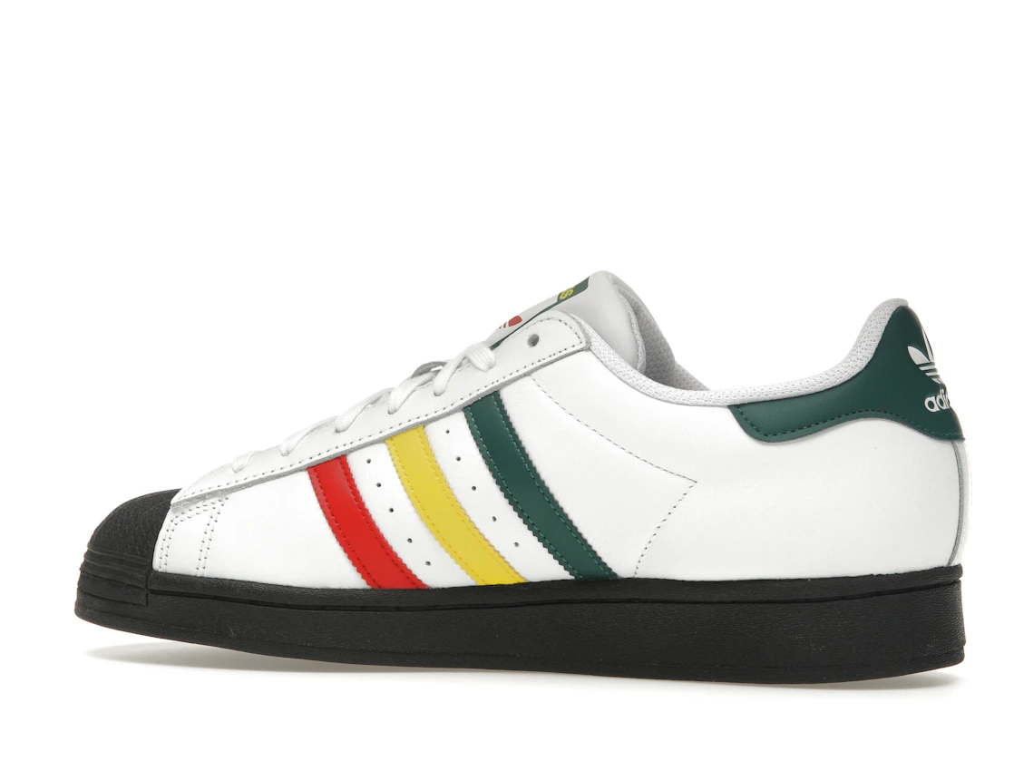 Vue 21 de adidas Superstar Rasta White