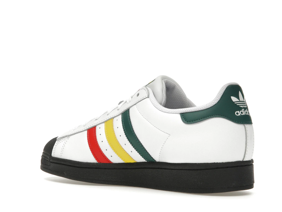 Vue 23 de adidas Superstar Rasta White