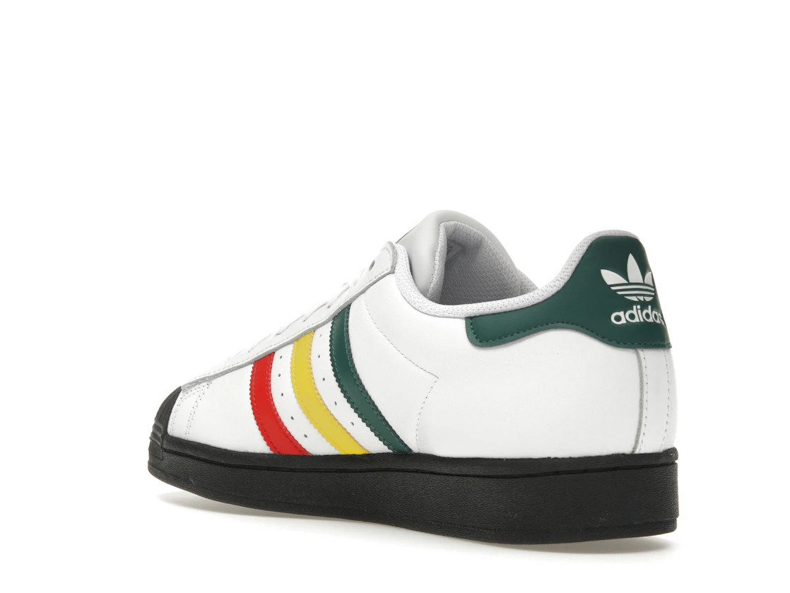 Vue 24 de adidas Superstar Rasta White