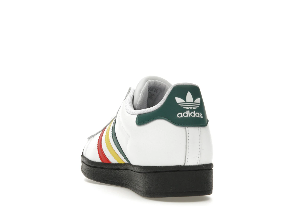 Vue 26 de adidas Superstar Rasta White