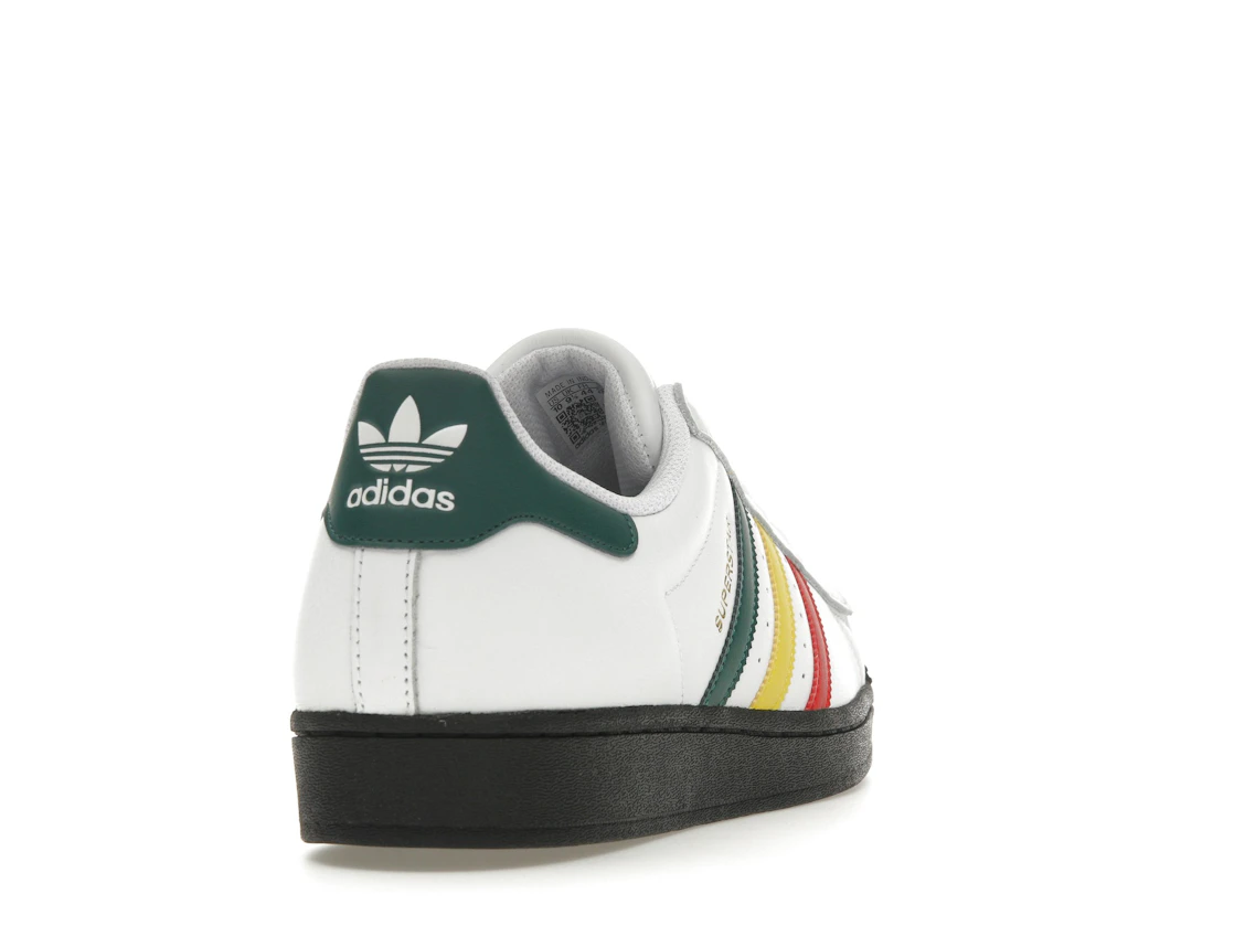 Vue 30 de adidas Superstar Rasta White