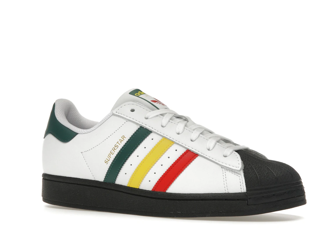 Vue 4 de adidas Superstar Rasta White
