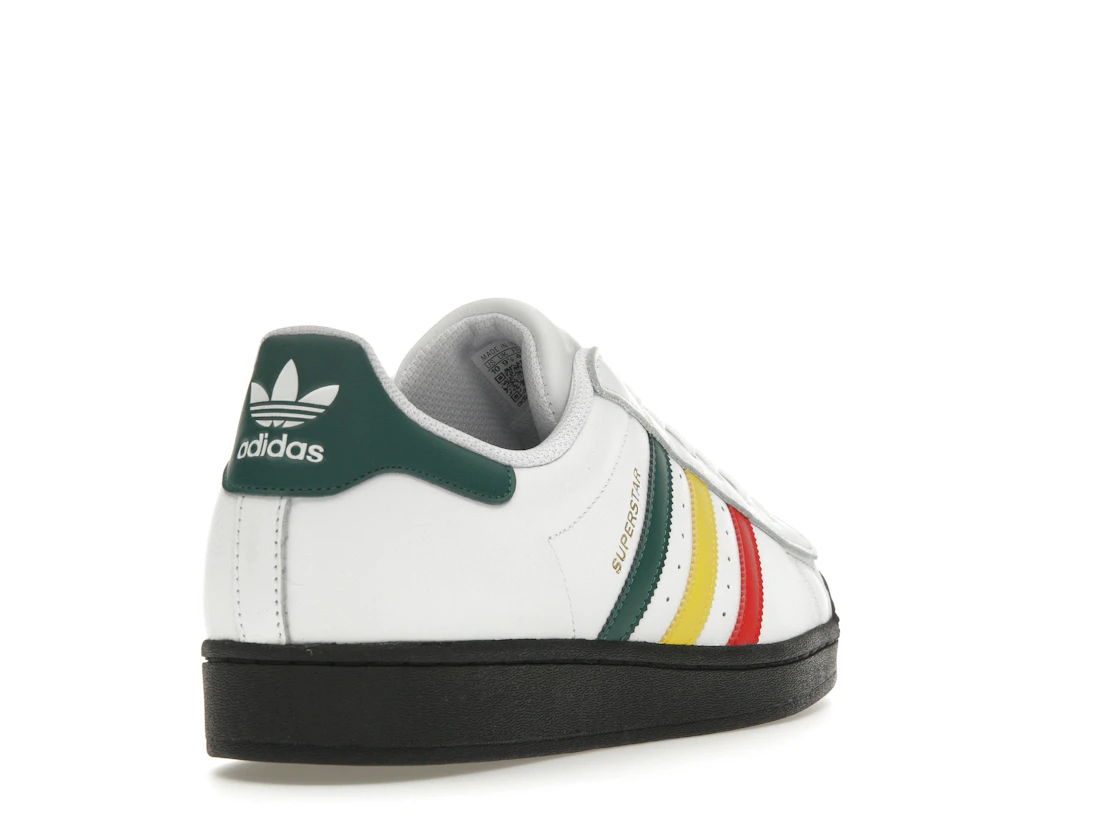 Vue 31 de adidas Superstar Rasta White