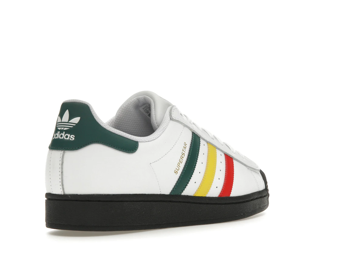 Vue 32 de adidas Superstar Rasta White