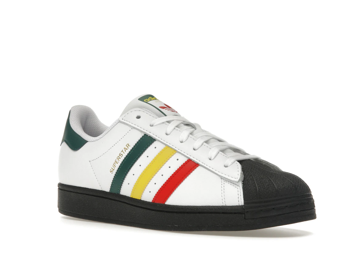 Vue 5 de adidas Superstar Rasta White