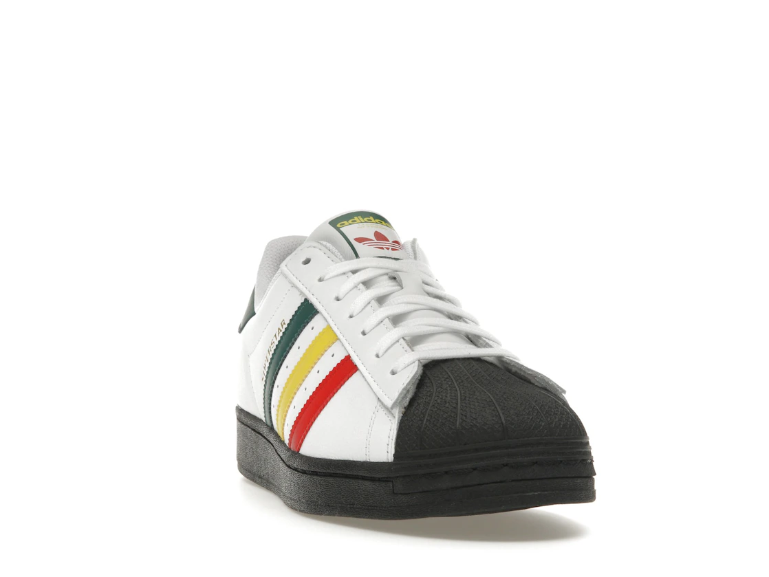 Vue 8 de adidas Superstar Rasta White