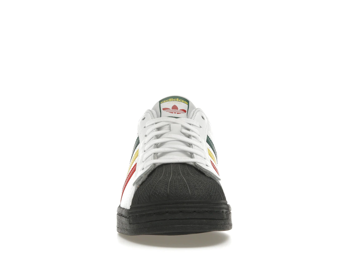 Vue 10 de adidas Superstar Rasta White