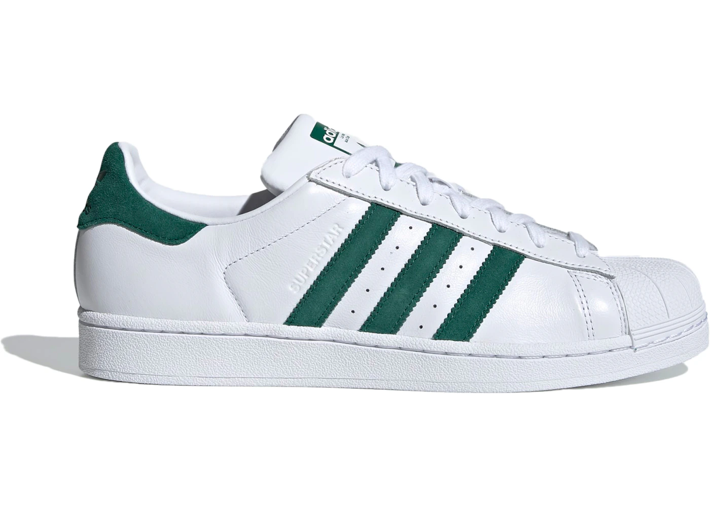 adidas Superstar White Collegiate Green