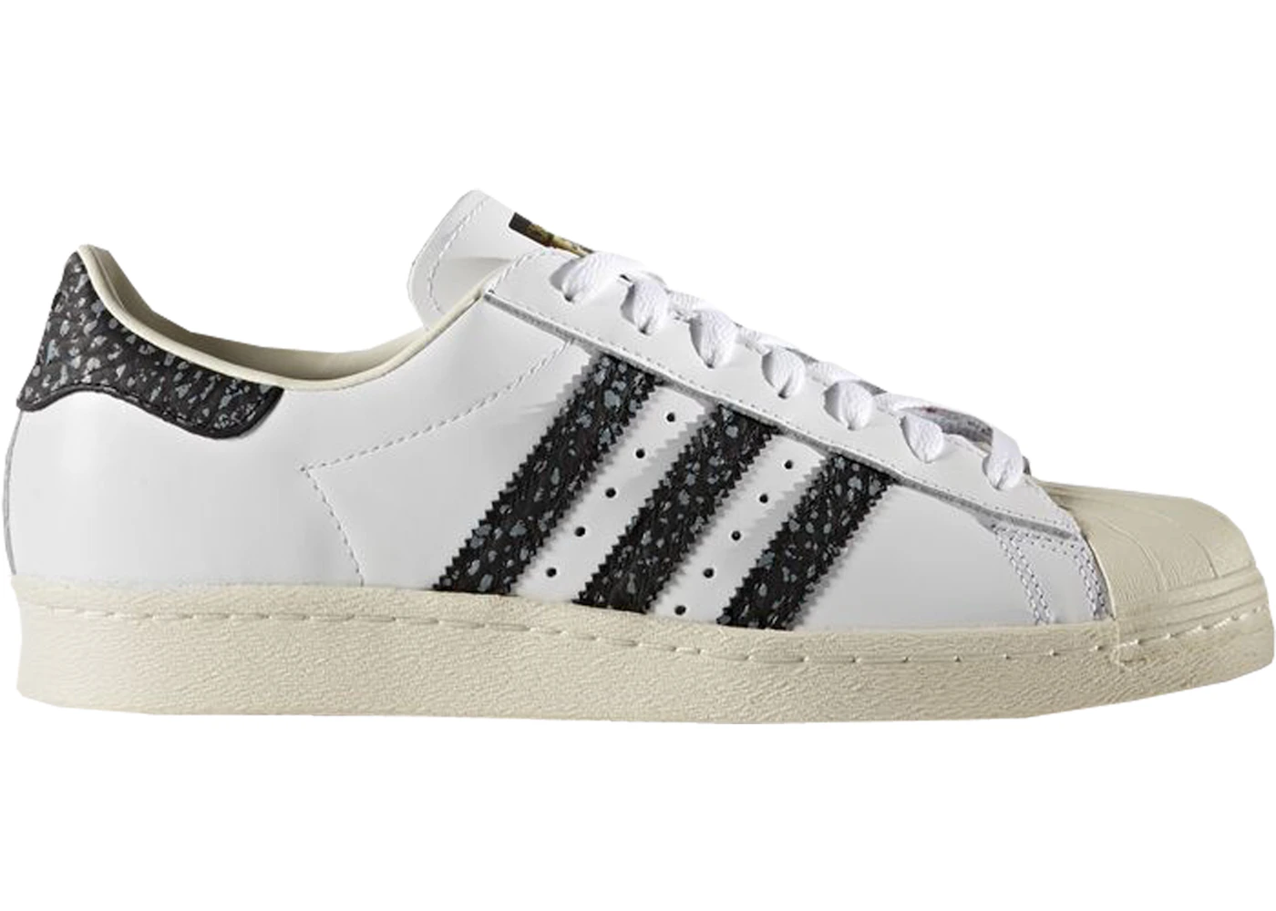 adidas Superstar White Vapour Green Snake