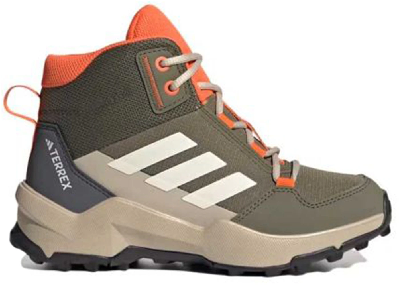 adidas Terrex AX4R Mid Olive Strata Wonder White Semi Impact Orange (GS)