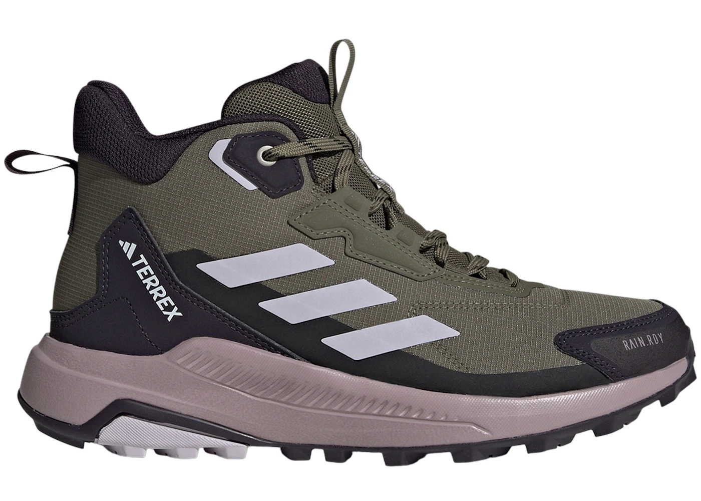 adidas Terrex Anylander Rain.RDY Olive Strata Silver Dawn Amber Tint 