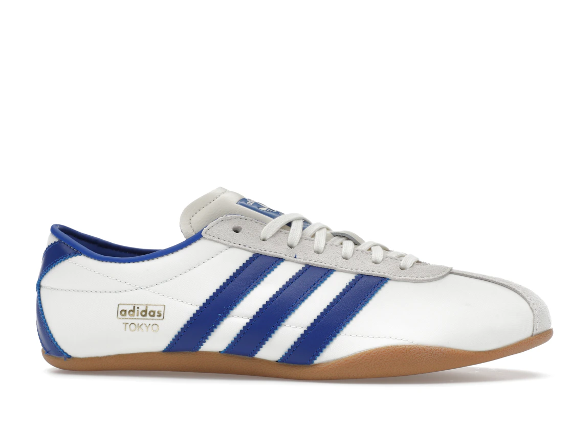 Vue 2 de adidas Tokyo Off White Royal Blue Gold Metallic 