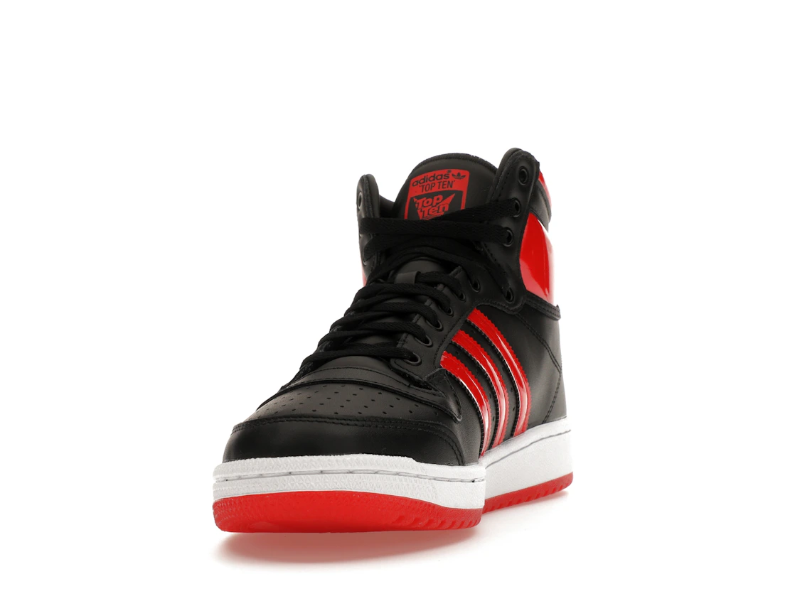 Vue 12 de adidas Top Ten Hi Core Black Vivid Red Patent