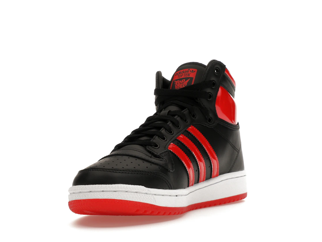 Vue 13 de adidas Top Ten Hi Core Black Vivid Red Patent