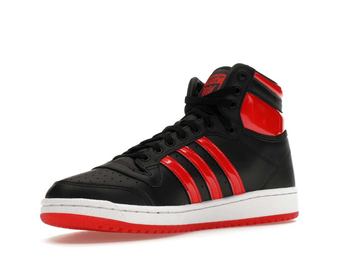 Vue 15 de adidas Top Ten Hi Core Black Vivid Red Patent
