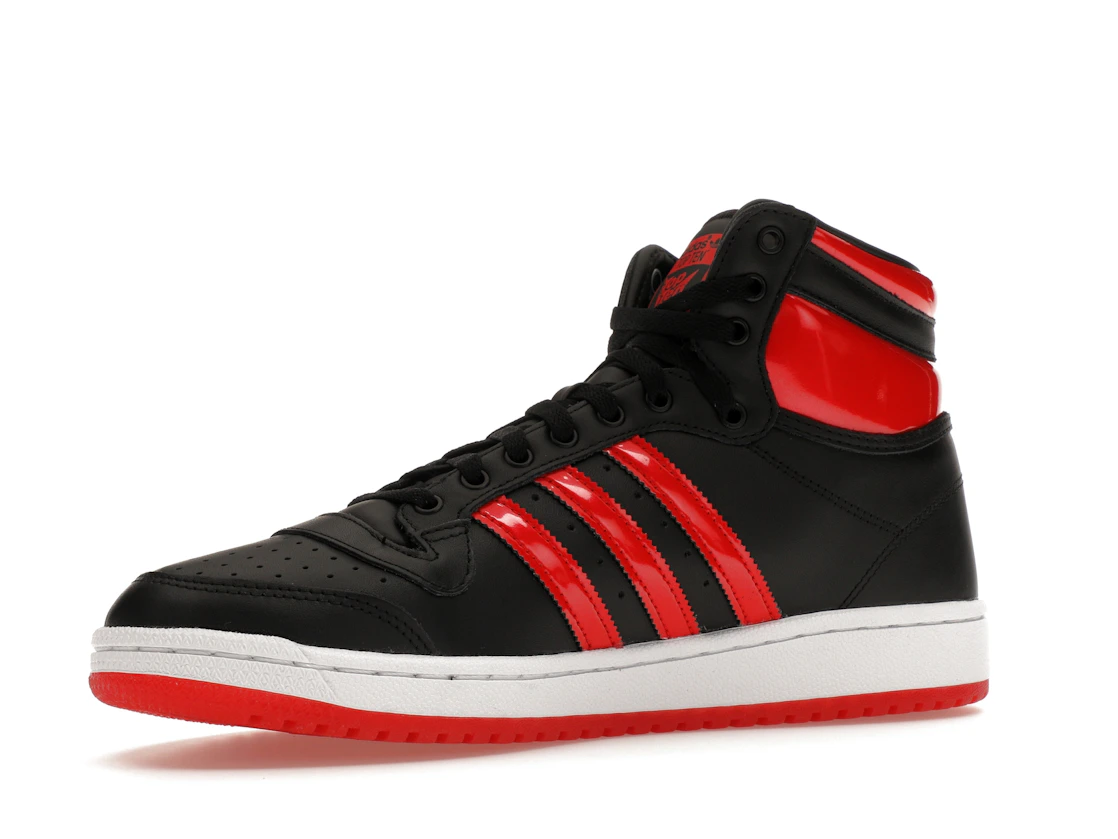 Vue 16 de adidas Top Ten Hi Core Black Vivid Red Patent