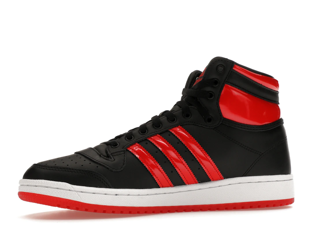 Vue 17 de adidas Top Ten Hi Core Black Vivid Red Patent