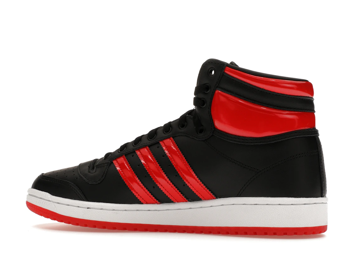 Vue 21 de adidas Top Ten Hi Core Black Vivid Red Patent