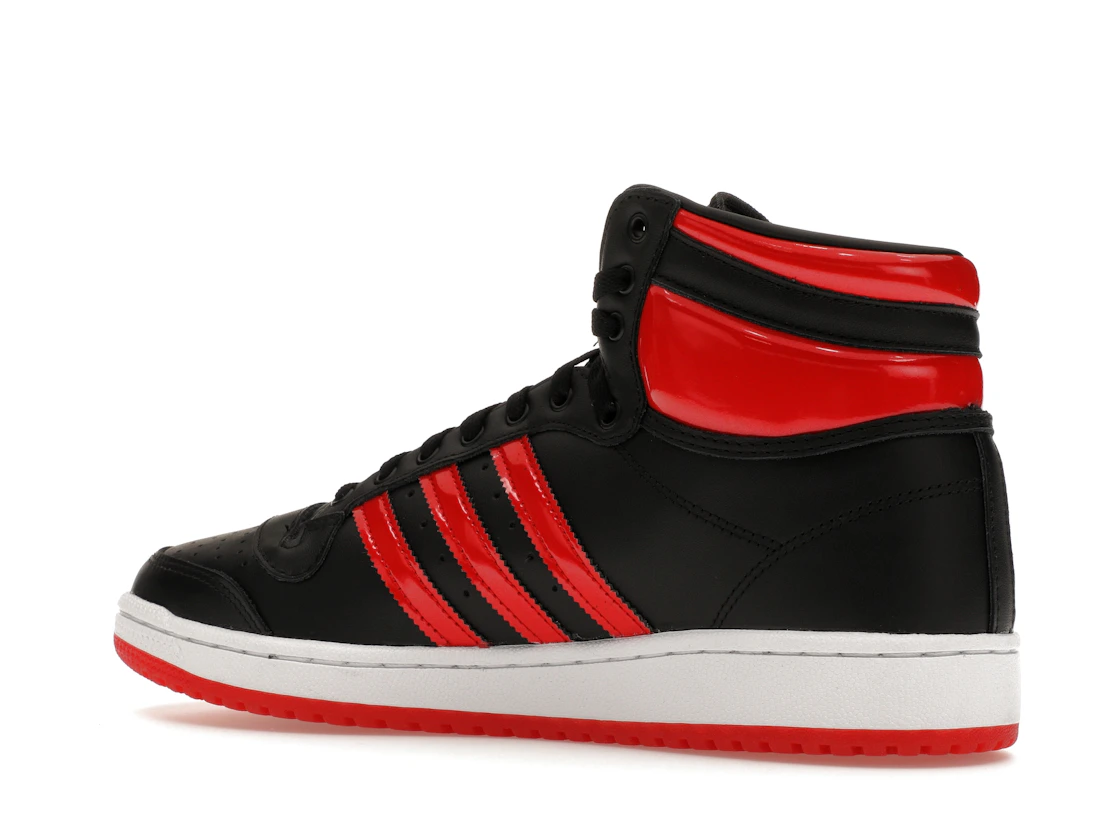 Vue 22 de adidas Top Ten Hi Core Black Vivid Red Patent