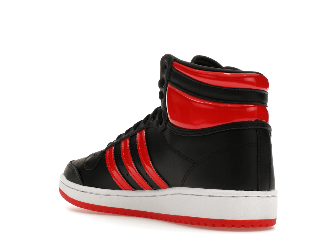 Vue 24 de adidas Top Ten Hi Core Black Vivid Red Patent
