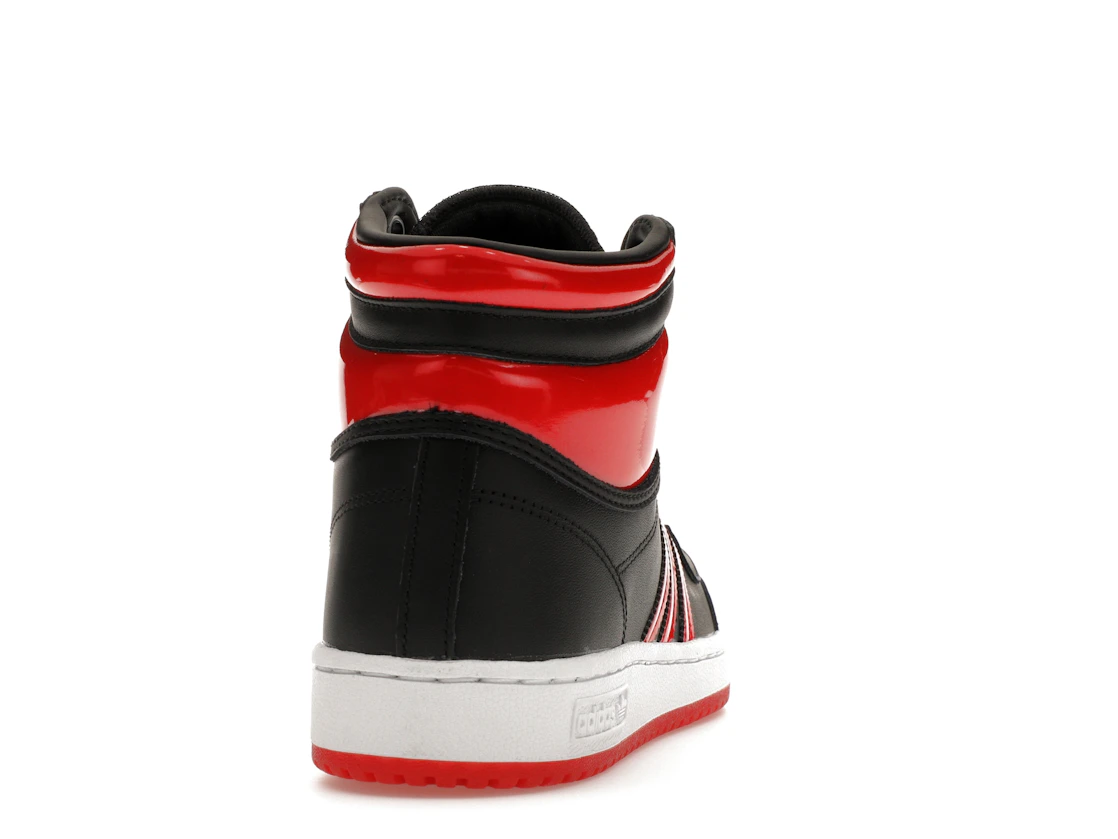 Vue 29 de adidas Top Ten Hi Core Black Vivid Red Patent