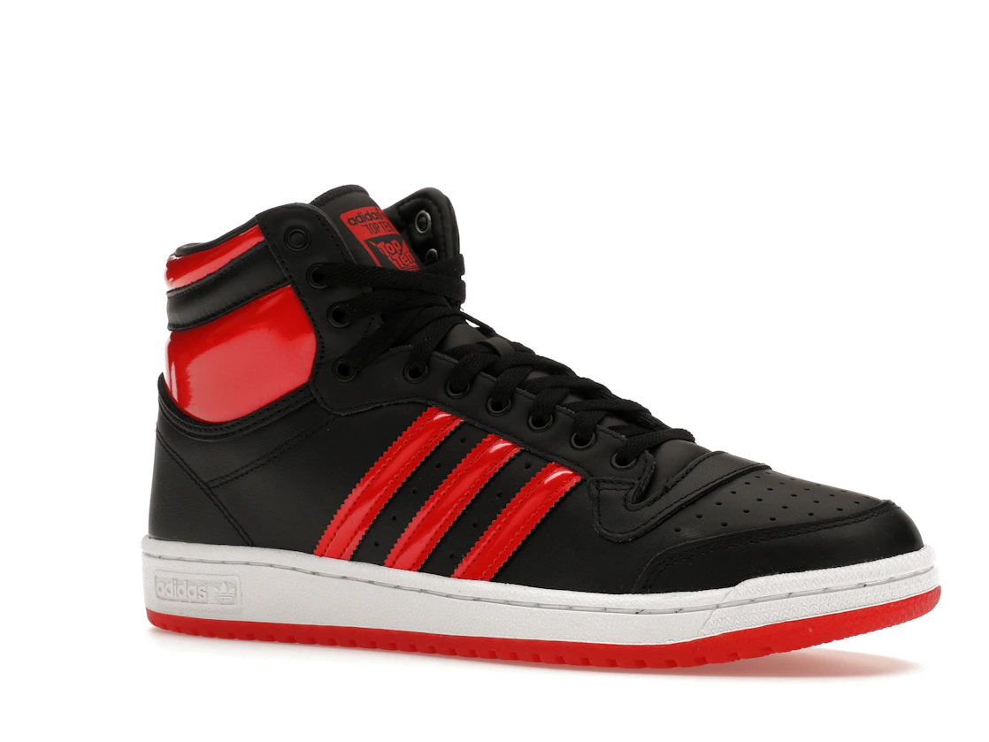 Vue 4 de adidas Top Ten Hi Core Black Vivid Red Patent