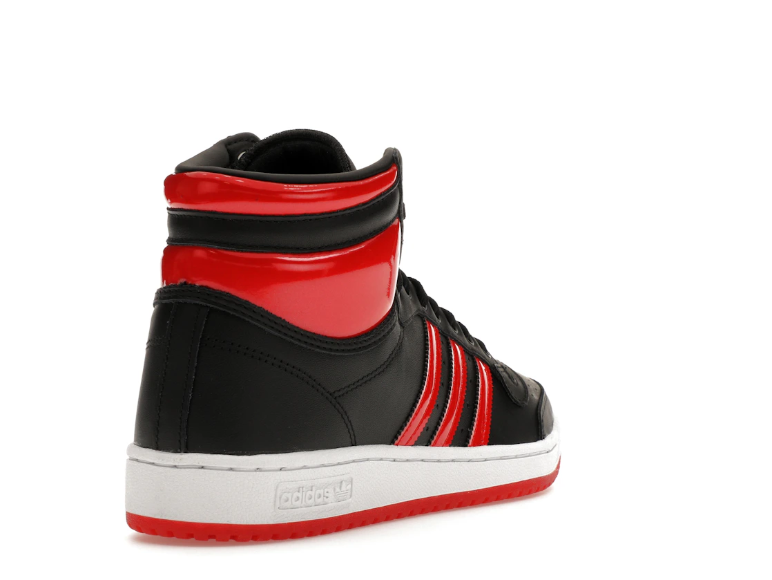 Vue 31 de adidas Top Ten Hi Core Black Vivid Red Patent