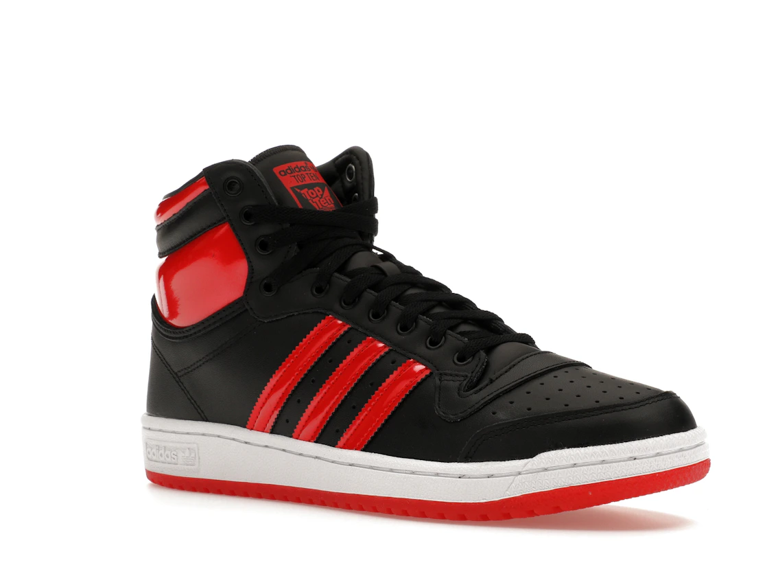 Vue 5 de adidas Top Ten Hi Core Black Vivid Red Patent