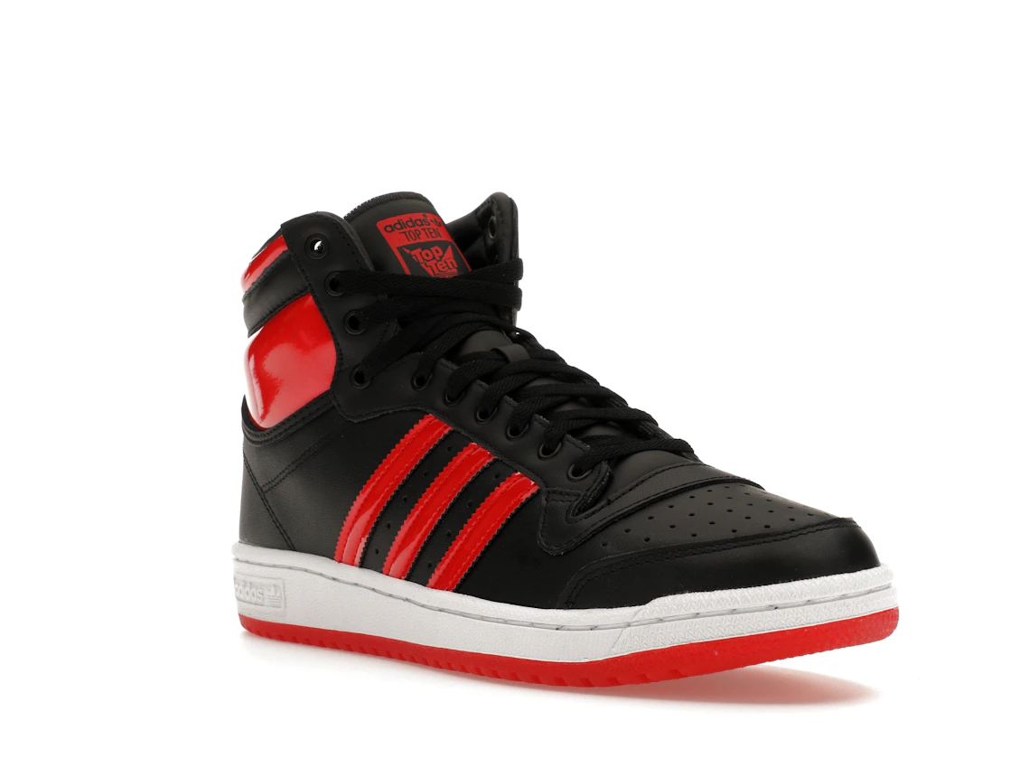 Vue 6 de adidas Top Ten Hi Core Black Vivid Red Patent