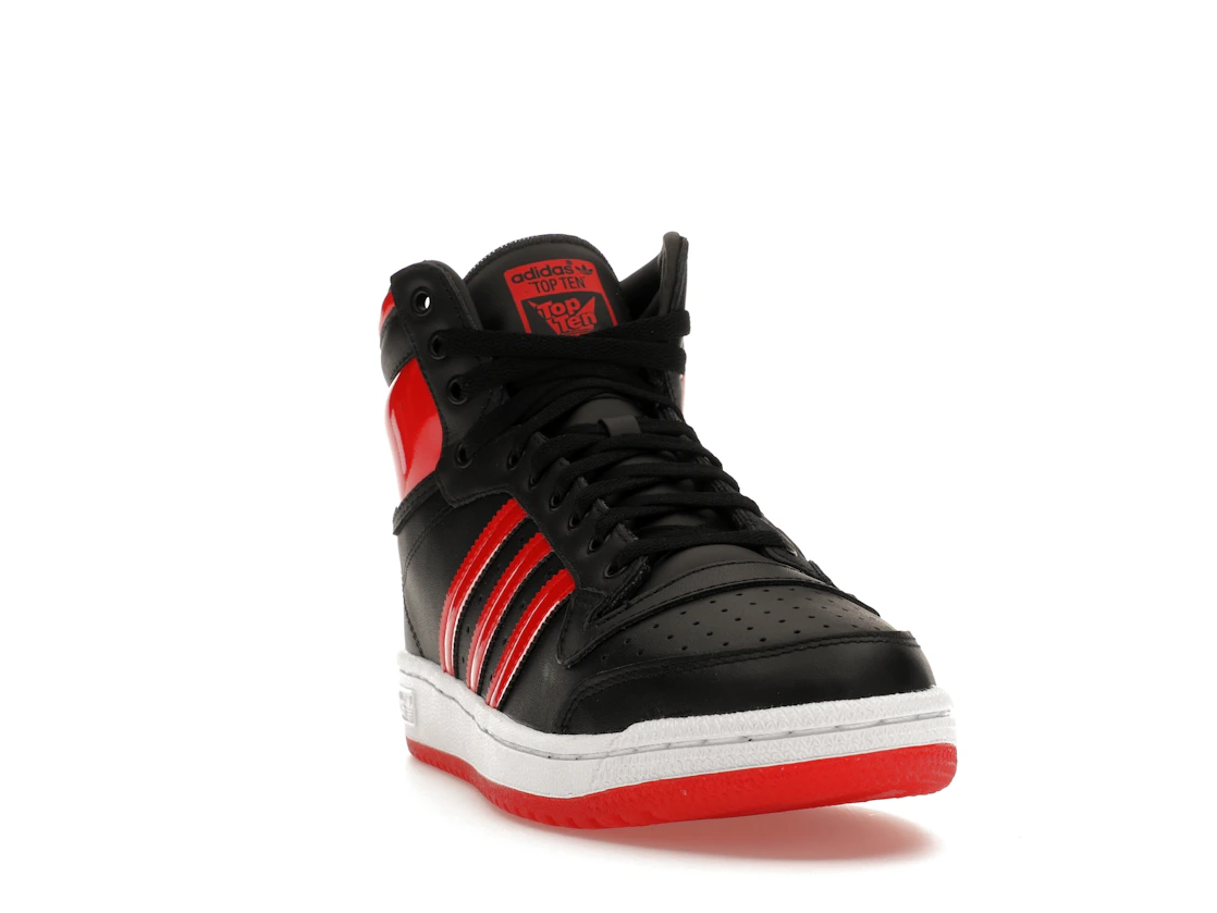 Vue 8 de adidas Top Ten Hi Core Black Vivid Red Patent