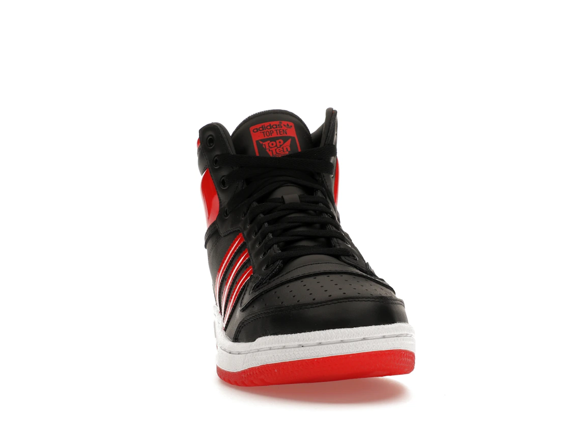 Vue 9 de adidas Top Ten Hi Core Black Vivid Red Patent