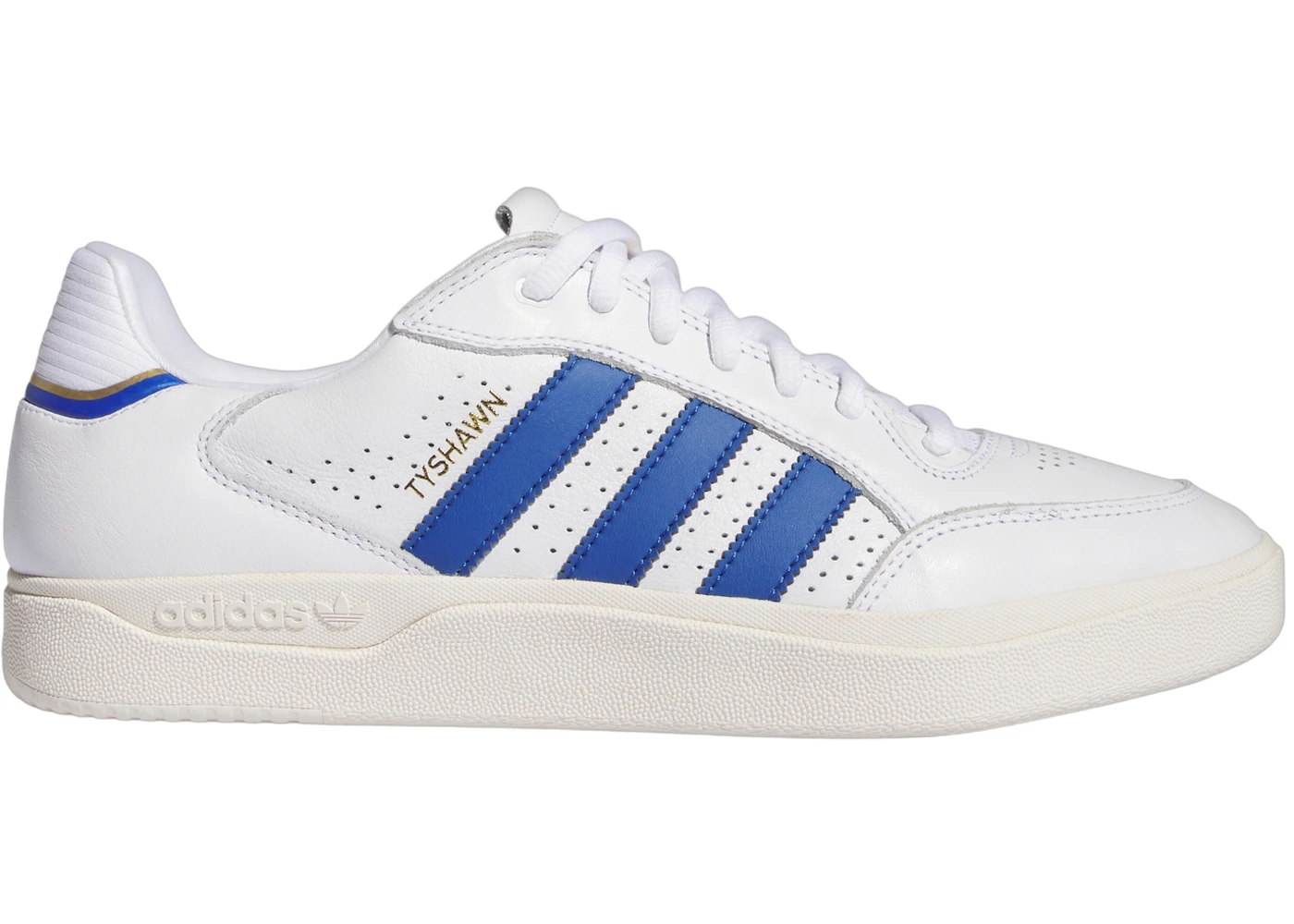 adidas Tyshawn Low Cloud White Royal Blue Chalk White