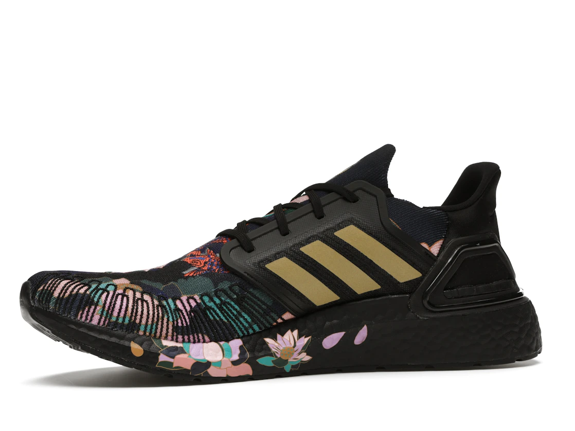 Vue 17 de adidas Ultra Boost 20 Chinese New Year Black (2020)