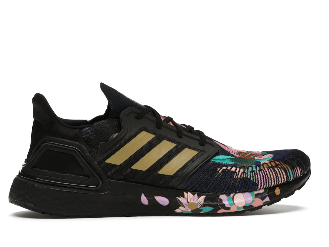 Vue 36 de adidas Ultra Boost 20 Chinese New Year Black (2020)