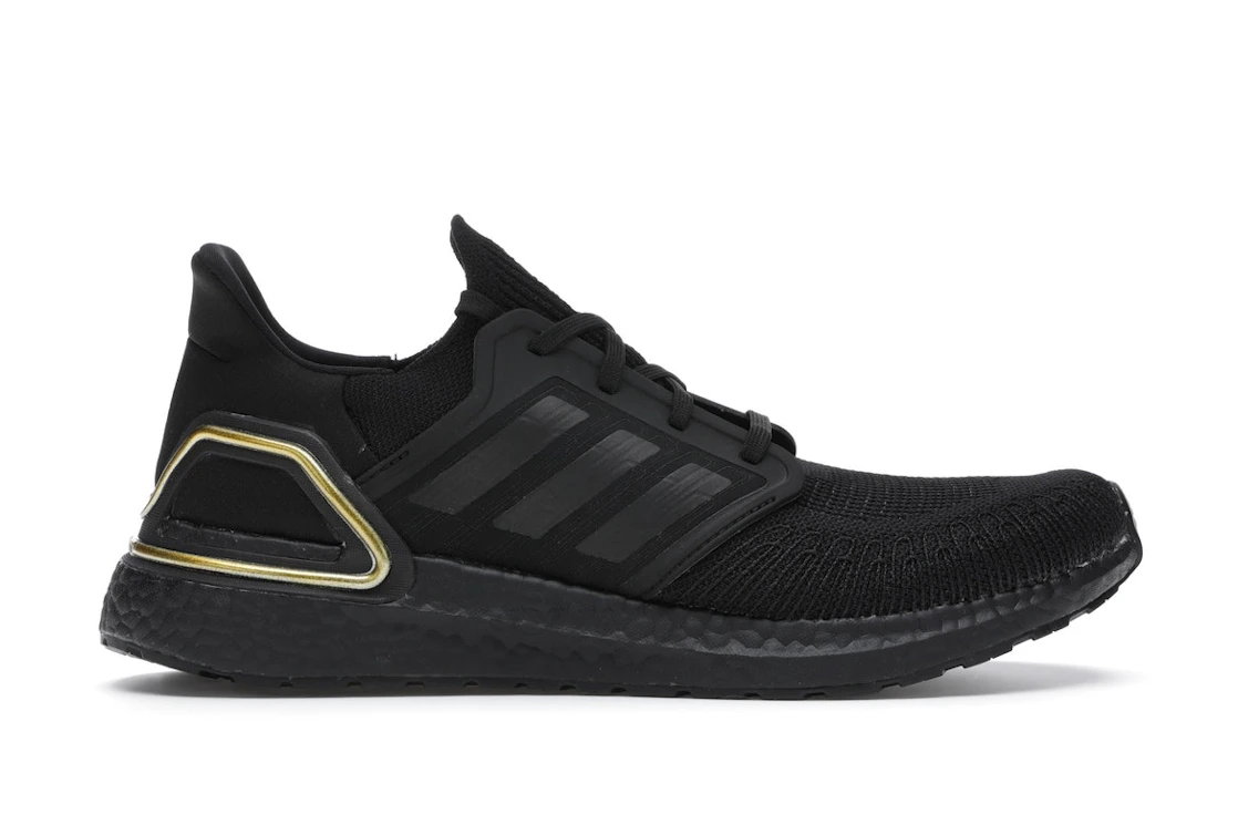Vue 1 de adidas Ultra Boost 20 Core Black Gold Metallic